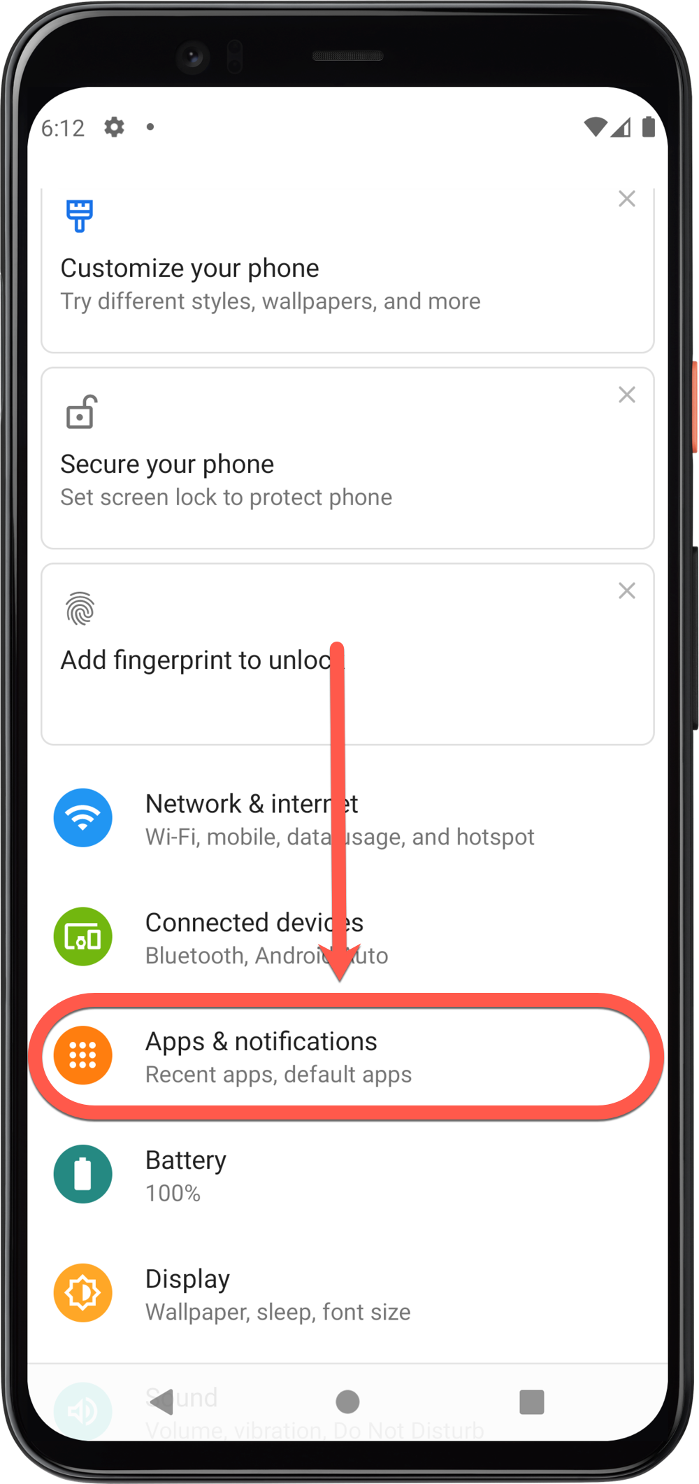 desinstalar o Bitdefender Mobile Security para Android - Aplicativos